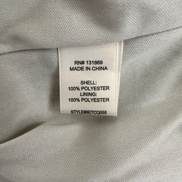 Sincerely Jules Dress Large Midi Gray Silky Cowl Neck Slip Stretch Fairy 90s Y2K - Picture 8 of 9